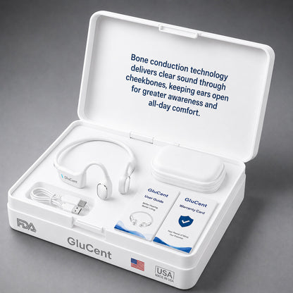 🔥 Final 2 Hours : Only Limited Stock Left🏆GluCent® Bone Conduction Smart Hearing Headphones （Mayo Clinic Recommended）